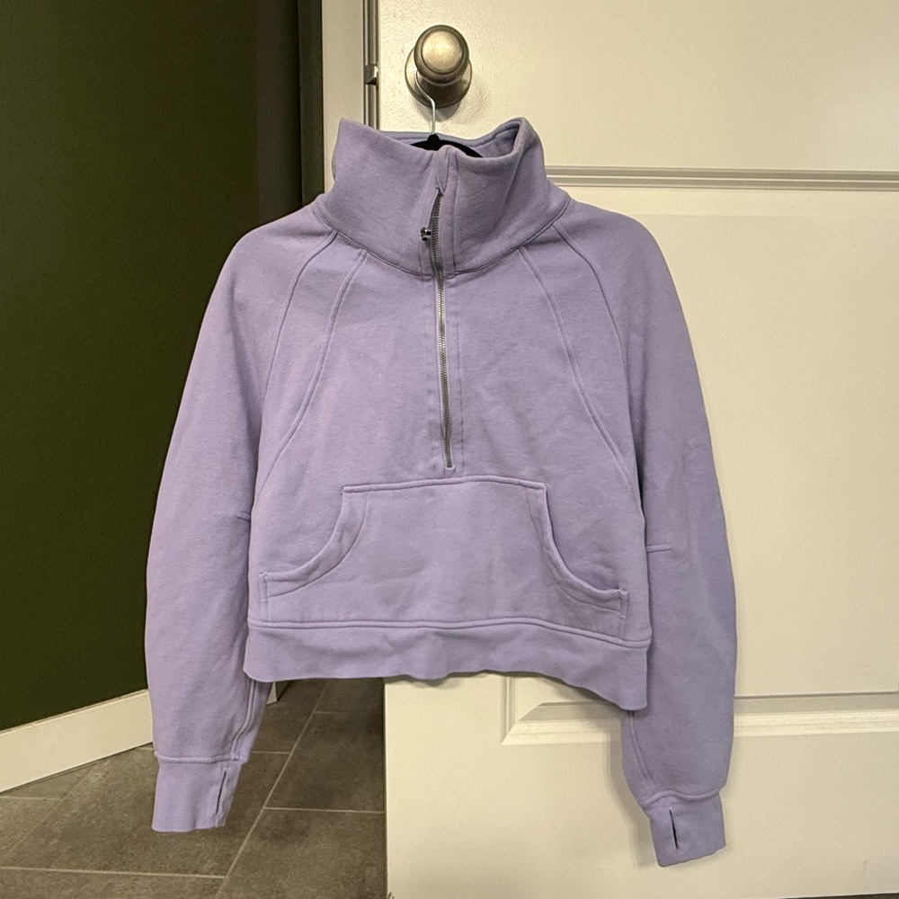 lululemon athletica Purple High-Neck Sweatshirt